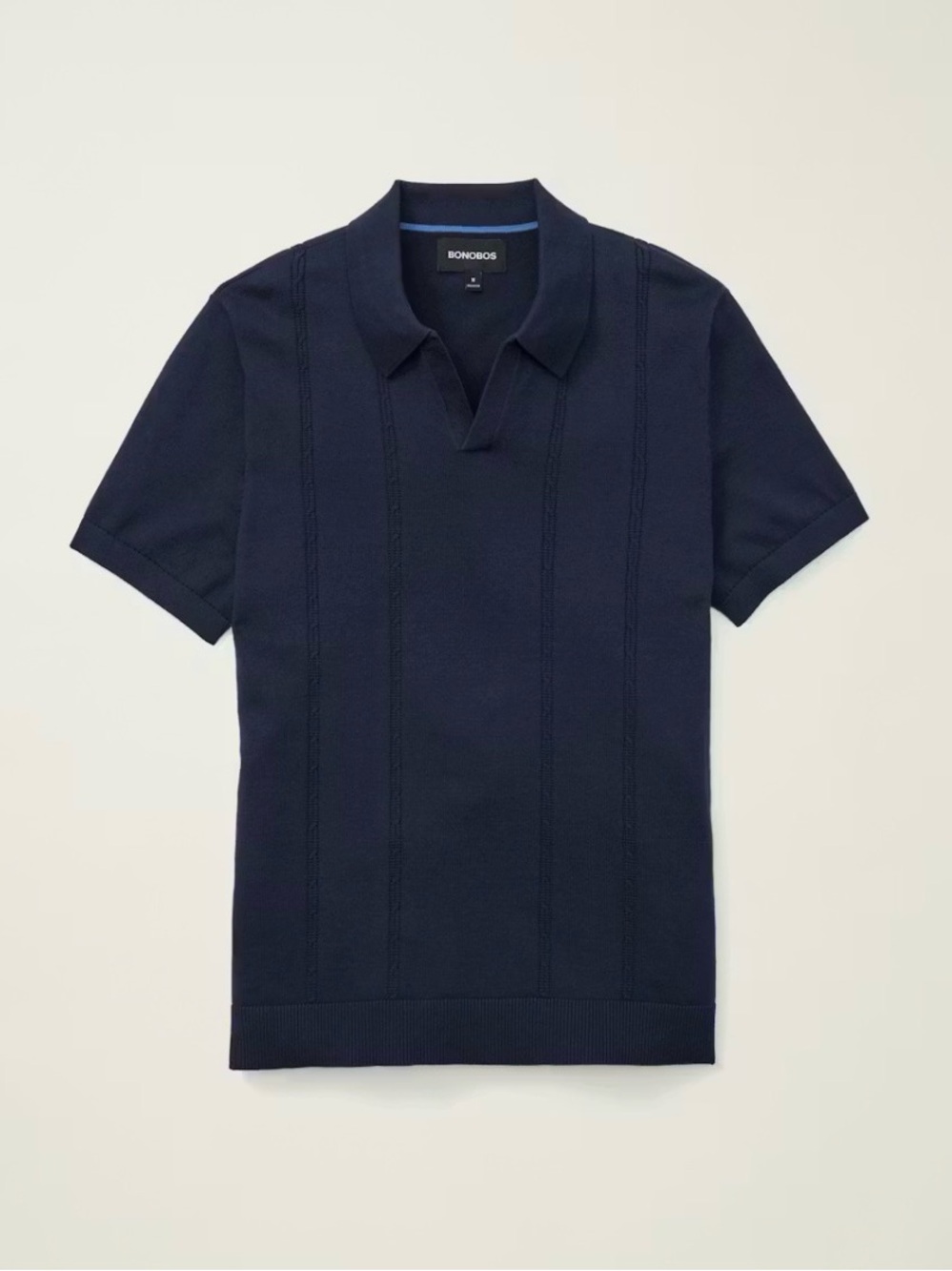 Bonobos Dark Navy Short-Sleeve Knit Polo